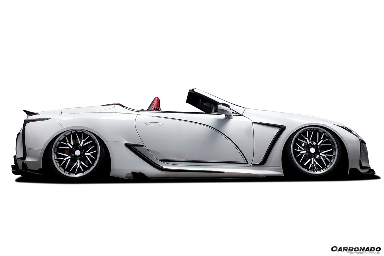 Carbonado Aero Carbon Fiber Front Fender Canards Carbonado (RW) | 2018-2026 Lexus LC500, LC500H