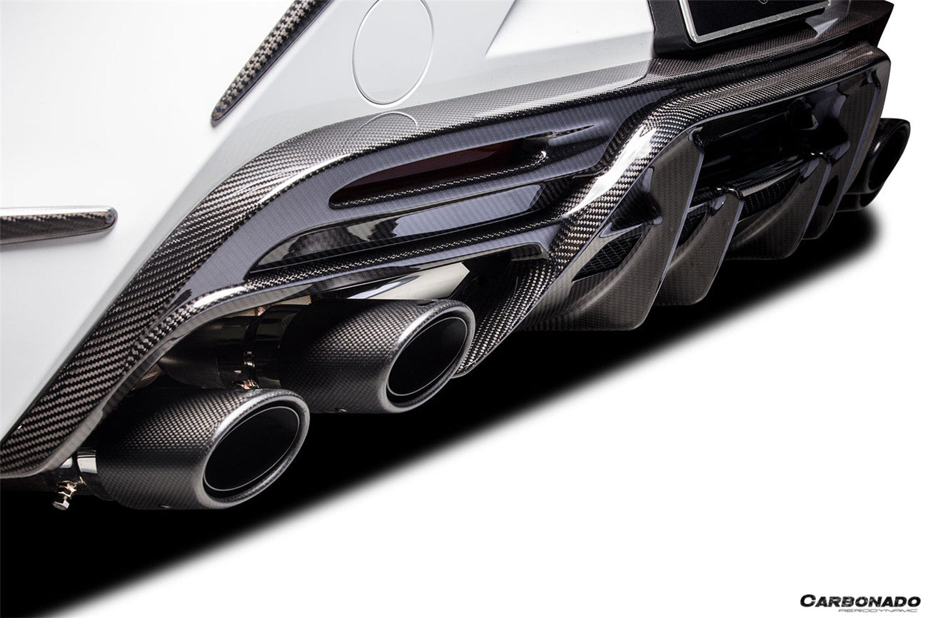 Carbonado Aero Autoclave Carbon Fiber Rear Lip Carbonado (RW) | 2018-2026 Lexus LC500, LC500H