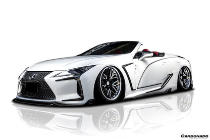 Carbonado Aero Carbon Fiber Front Bumper Canards Carbonado (RW) | 2018-2026 Lexus LC500, LC500H