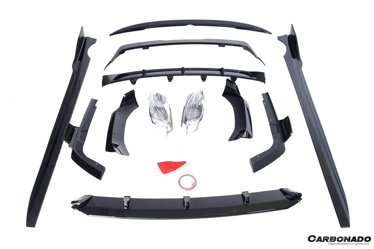 2019-2022 BMW X7 Pre‑LCI G07 Black Knight Style Full body kit (PPCFG07-BF-BK-FLK)