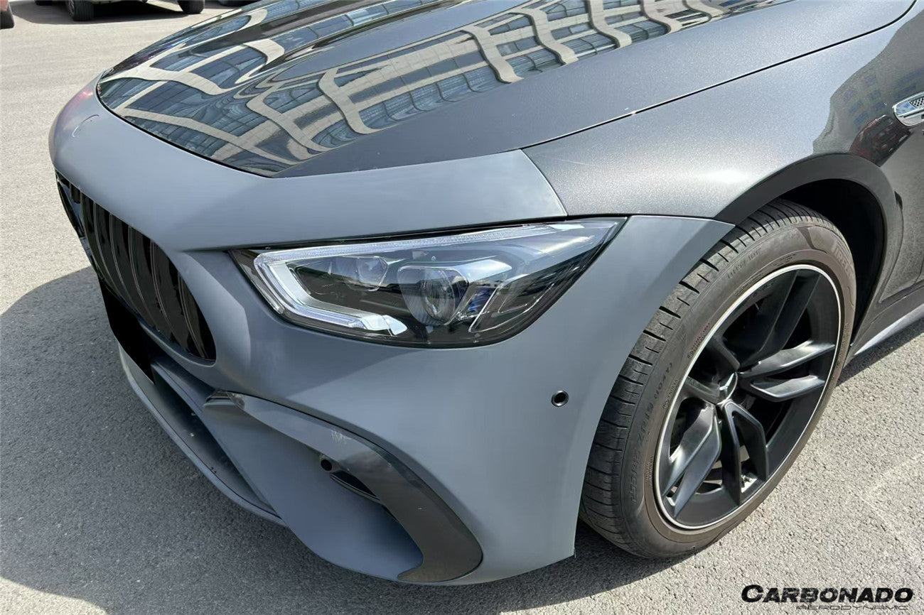 Carbonado 2019-2024 Mercedes Benz AMG GT53 GT50 GT43 4Door Coupe X290 GT63 Style Front Bumper