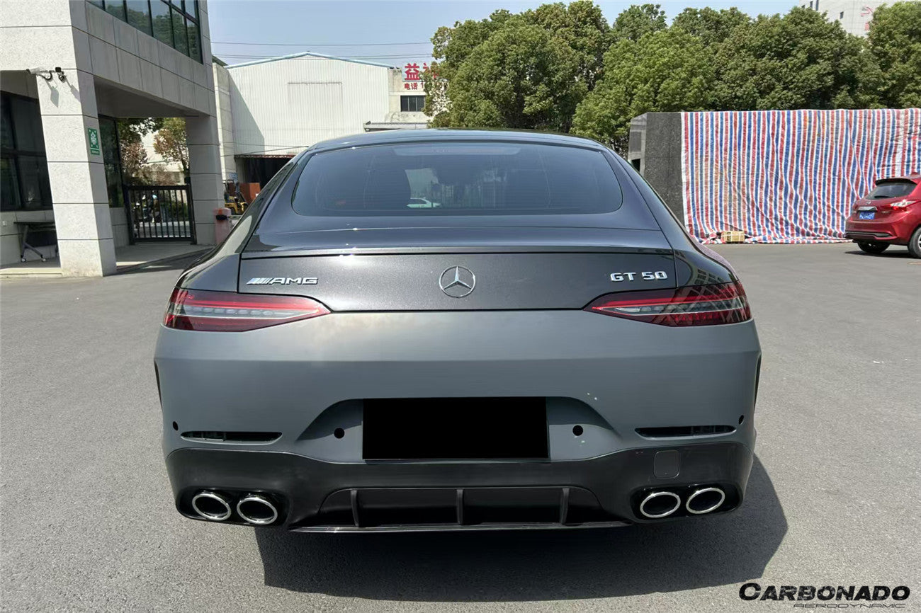 Carbonado 2019-2024 Mercedes Benz AMG GT53 GT50 GT43 4Door Coupe X290 GT63 Style Rear Bumper