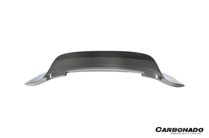 Alerón de maletero de fibra de carbono seco estilo Porsche 911 992 Carrera SC Carbonado 2019-2024 con luz LED