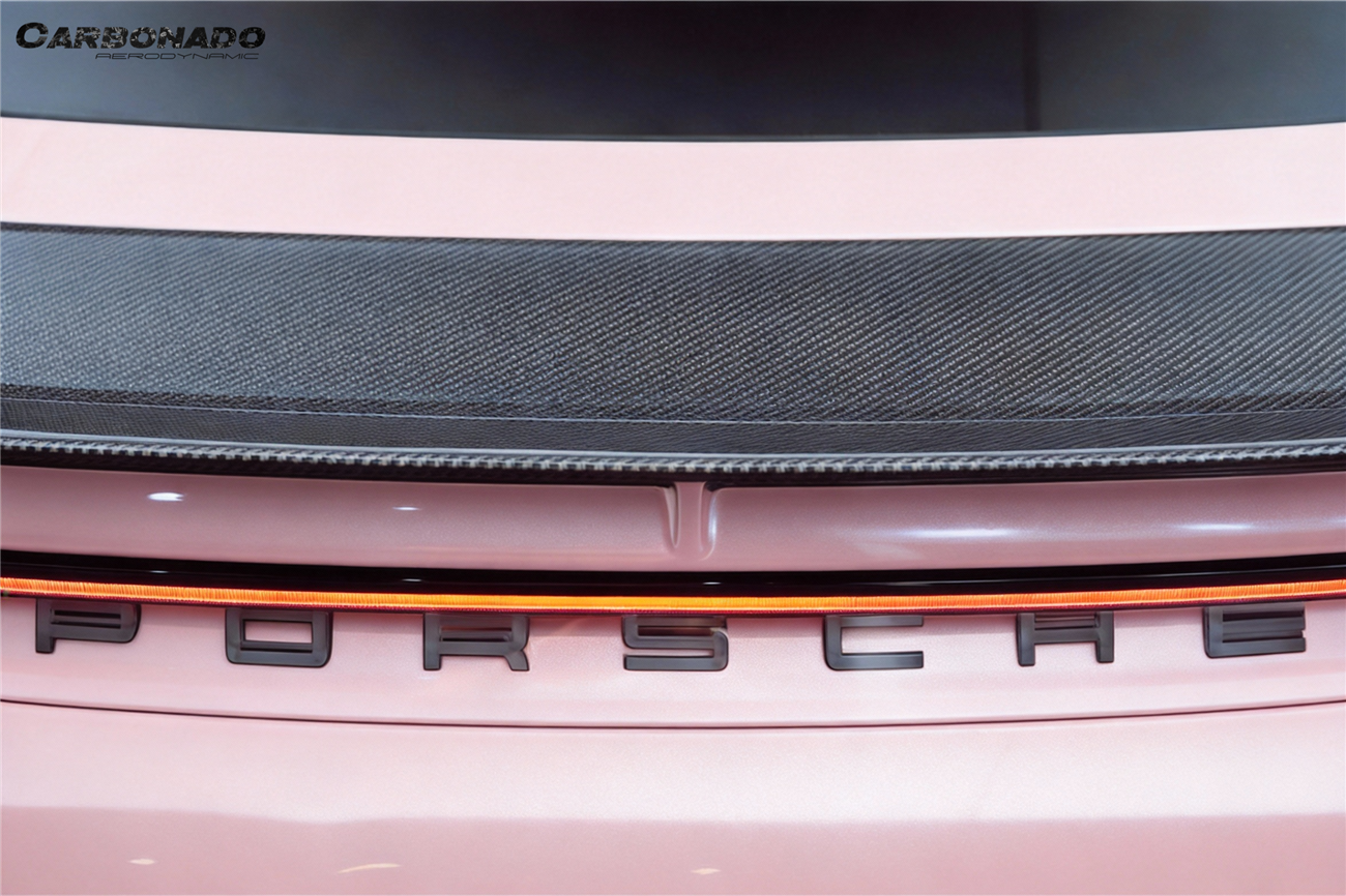 Alerón de maletero estilo CADO para Porsche Taycan 4 4S GTS TURBO Carbonado 2019-2023