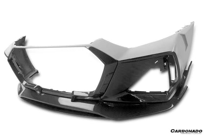 Carbonado Aero 2019-2026 Audi Autoclave Carbon Fiber Front Bumper Carbonado (MSY) Fits : RS6 C8, RS7 C8
