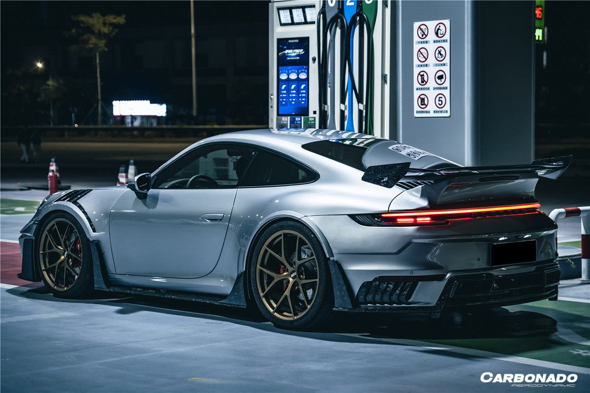 Carbonado Aero 2019-2024 Porsche 911 992 Carrera Autoclave Carbon Fiber Full Wide Body Kit Carbonado (AM) Fits: S, 4, 4S, Targa, Cabriolet