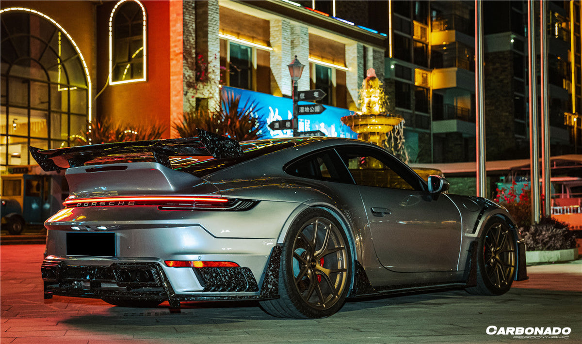 Carbonado Aero 2019-UP Porsche 911 992 Carrera Autoclave Carbon Fiber Spoiler Wing Carbonado (AM) Fits: S, 4, 4S