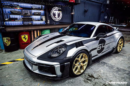 Carbonado Aero 2019-2024 Porsche 911 992 Carrera Autoclave Carbon Fiber Full Wide Body Kit Carbonado (AM) Fits: S, 4, 4S, Targa, Cabriolet