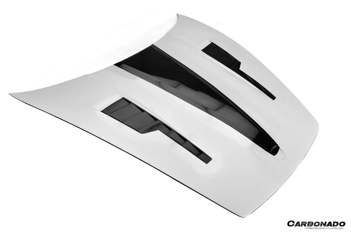 Carbonado Aero 2019-UP Porsche 911 992 Carrera Autoclave Carbon Fiber Hood Carbonado (AM) Fits: S, 4, 4S, Targa, Cabriolet, Turbo