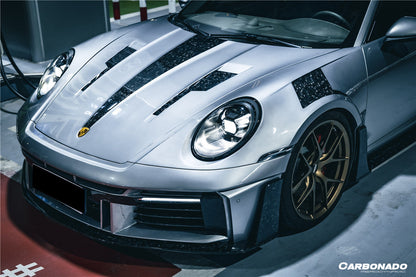 Carbonado Aero 2019-2024 Porsche 911 992 Carrera Autoclave Carbon Fiber Full Wide Body Kit Carbonado (AM) Fits: S, 4, 4S, Targa, Cabriolet