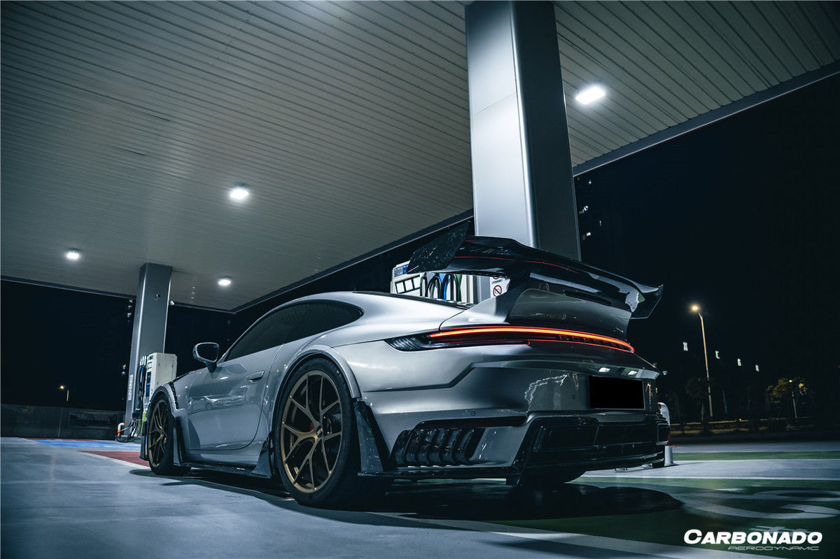 Carbonado Aero 2019-2024 Porsche 911 992 Carrera Autoclave Carbon Fiber Full Wide Body Kit Carbonado (AM) Fits: S, 4, 4S, Targa, Cabriolet
