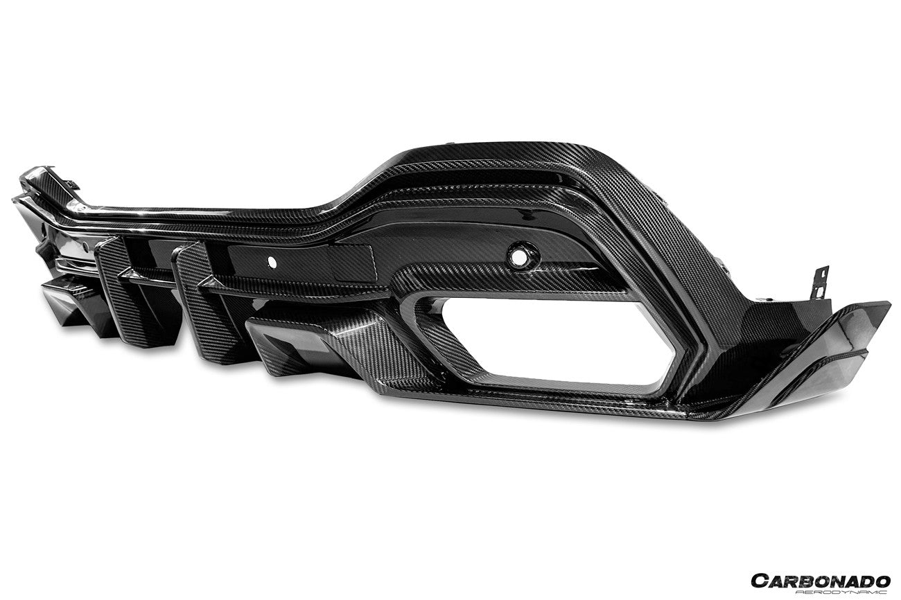 Carbonado AD Style Autoclave Carbon Fiber Rear Diffuser Lip | 2019-UP BMW X6 G06