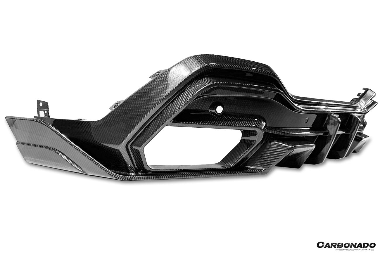 Carbonado AD Style Autoclave Carbon Fiber Rear Diffuser Lip | 2019-UP BMW X6 G06