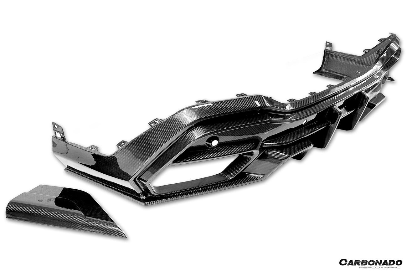 Carbonado AD Style Autoclave Carbon Fiber Rear Diffuser Lip | 2019-UP BMW X6 G06