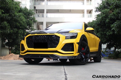 Carbonado 2020-2023 Audi RSQ8 AD Style Dry Carbon Fiber Front Lip Splitter