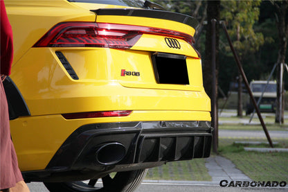Carbonado 2020-2023 Audi RSQ8 AD Style Dry Carbon Fiber Rear Diffuser Lip