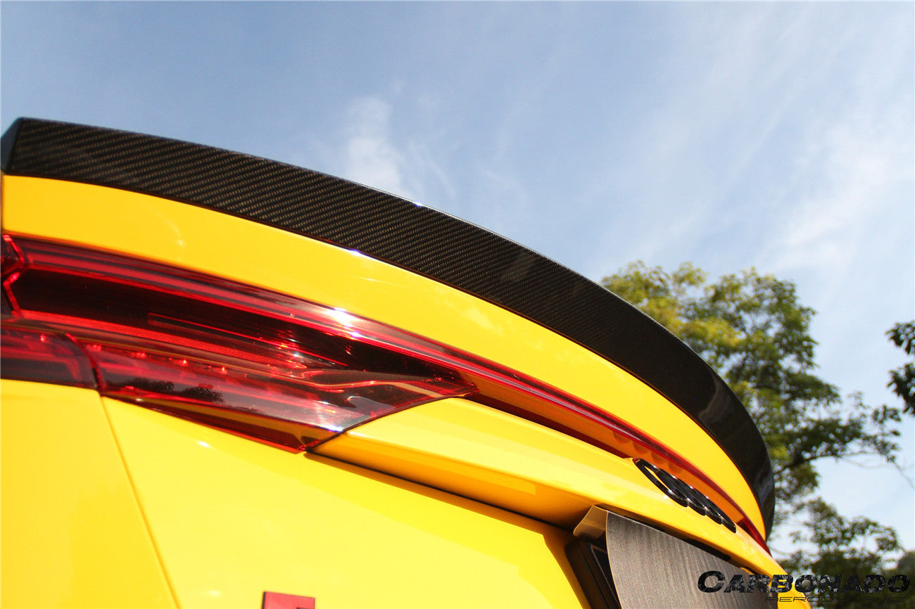 Carbonado 2019-2023 Audi Q8  SQ8  RSQ8 AD Style Dry Carbon Fiber Trunk Spoiler