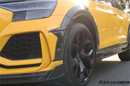 Carbonado 2020-2023 Audi RSQ8 AD Style Dry Carbon Fiber Fender Flare Wheel Trims