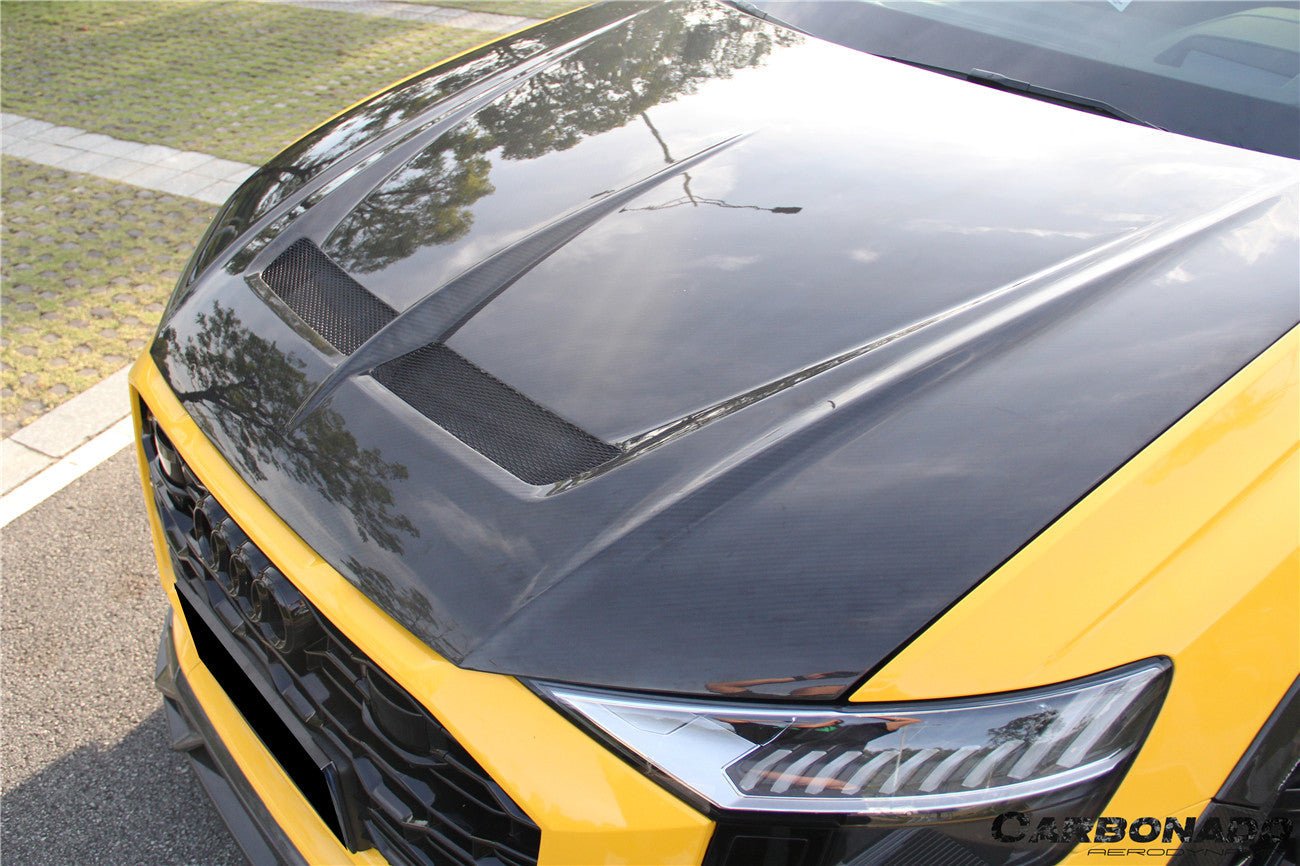 Carbonado 2019-2023 Audi Q8  SQ8  RSQ8 AD Style Dry Carbon Fiber Hood