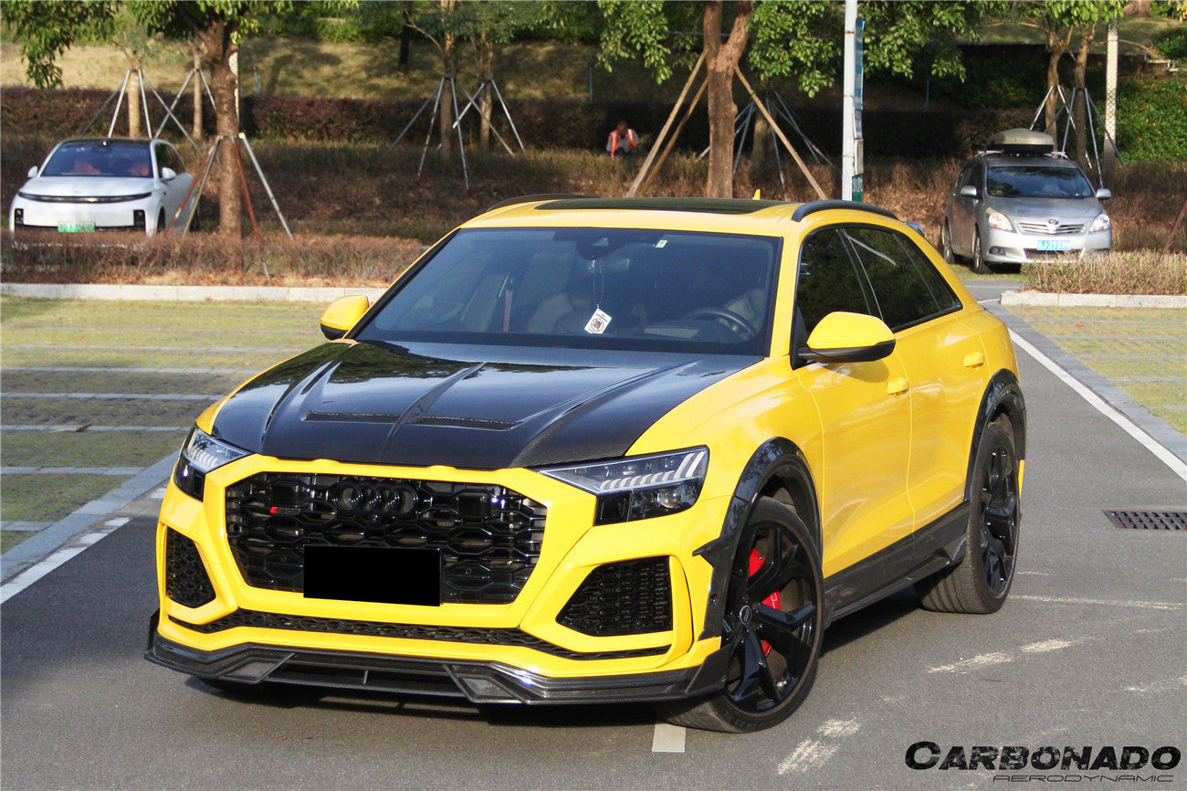 Carbonado 2019-2023 Audi Q8  SQ8  RSQ8 AD Style Dry Carbon Fiber Hood