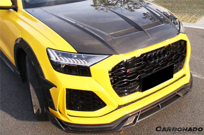 Carbonado 2020-2023 Audi RSQ8 AD Style Dry Carbon Fiber Front Lip Splitter