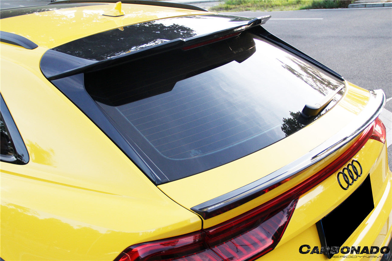 Carbonado 2020-2023 Audi RSQ8 AD Style Dry Carbon Fiber Roof Spoiler