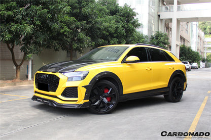 Carbonado 2020-2023 Audi RSQ8 AD Style Dry Carbon Fiber Fender Flare Wheel Trims
