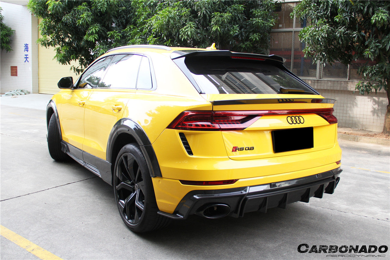 Carbonado 2020-2023 Audi RSQ8 AD Style Dry Carbon Fiber Rear Diffuser Lip