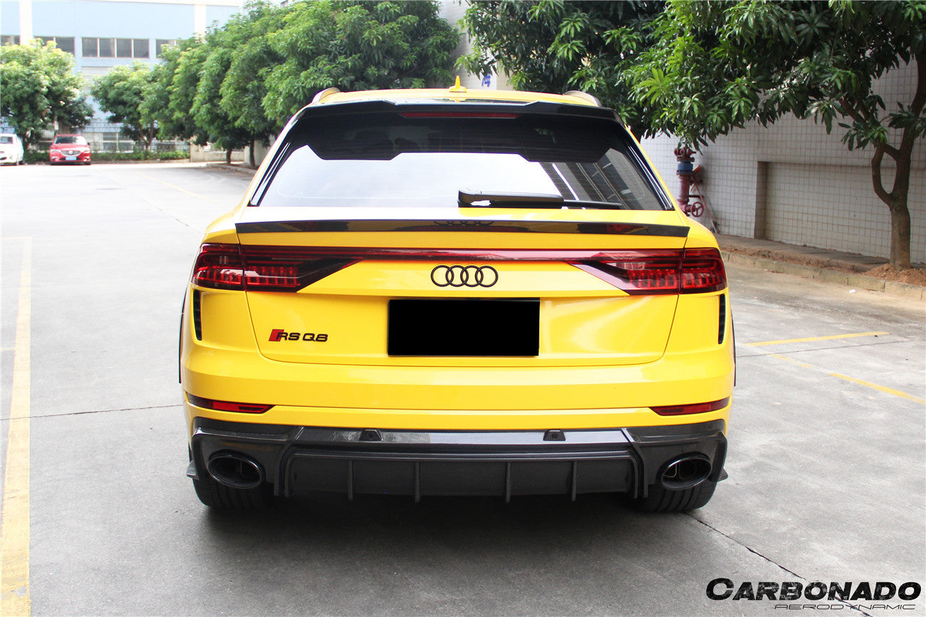 Carbonado 2020-2023 Audi RSQ8 AD Style Dry Carbon Fiber Roof Spoiler