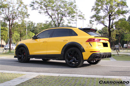 Carbonado 2020-2023 Audi RSQ8 AD Style Dry Carbon Fiber Fender Flare Wheel Trims