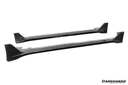 Carbonado 2020-2024 Porsche 911 992.1 Turbo S And Turbo S Cabriolet 9D Style Autoclave Carbon Fiber Side Skirts