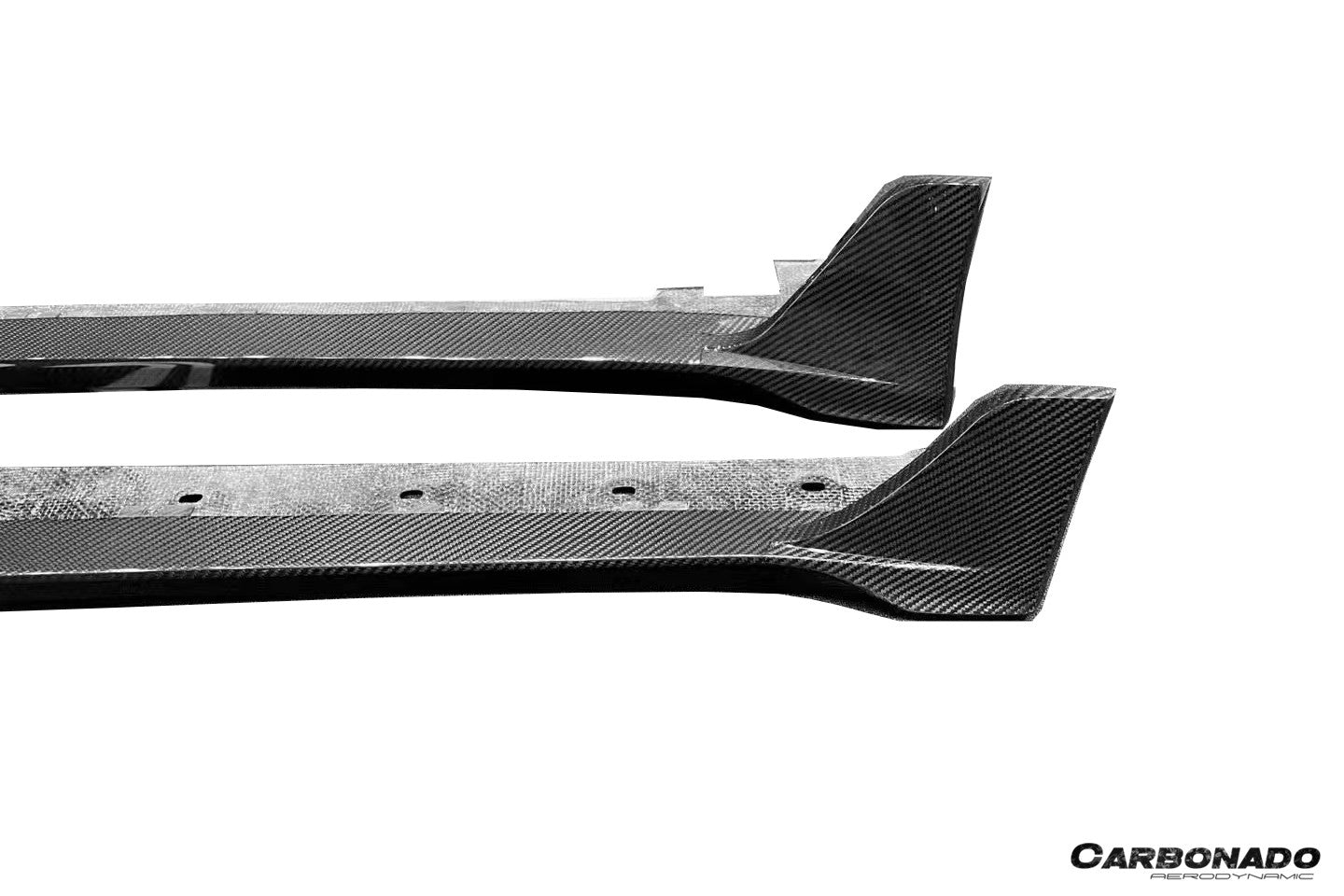 Carbonado 2020-2024 Porsche 911 992.1 Turbo S And Turbo S Cabriolet 9D Style Autoclave Carbon Fiber Side Skirts