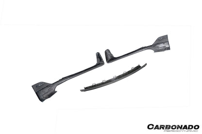 Faldón delantero de fibra de carbono estilo autoclave para Porsche 911 992.1 Turbo SD (2020-2024) | Compatible con Turbo y Turbo S
