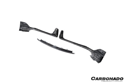 Faldón delantero de fibra de carbono estilo autoclave para Porsche 911 992.1 Turbo SD (2020-2024) | Compatible con Turbo y Turbo S