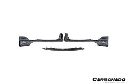 Faldón delantero de fibra de carbono estilo autoclave para Porsche 911 992.1 Turbo SD (2020-2024) | Compatible con Turbo y Turbo S