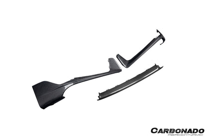 Faldón delantero de fibra de carbono estilo autoclave para Porsche 911 992.1 Turbo SD (2020-2024) | Compatible con Turbo y Turbo S