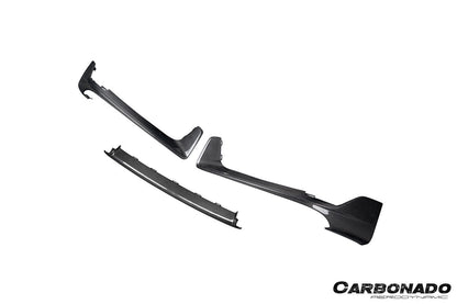 Faldón delantero de fibra de carbono estilo autoclave para Porsche 911 992.1 Turbo SD (2020-2024) | Compatible con Turbo y Turbo S