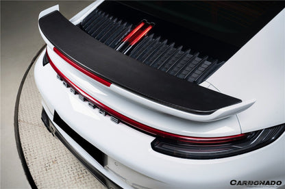 Carbonado SD Style Autoclave Carbon Fiber Trunk Spoiler Wing | 2020 - 2024 Porsche 911 992.1 Turbo, Turbo S - 6