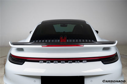Carbonado SD Style Autoclave Carbon Fiber Trunk Spoiler Wing | 2020 - 2024 Porsche 911 992.1 Turbo, Turbo S - 8
