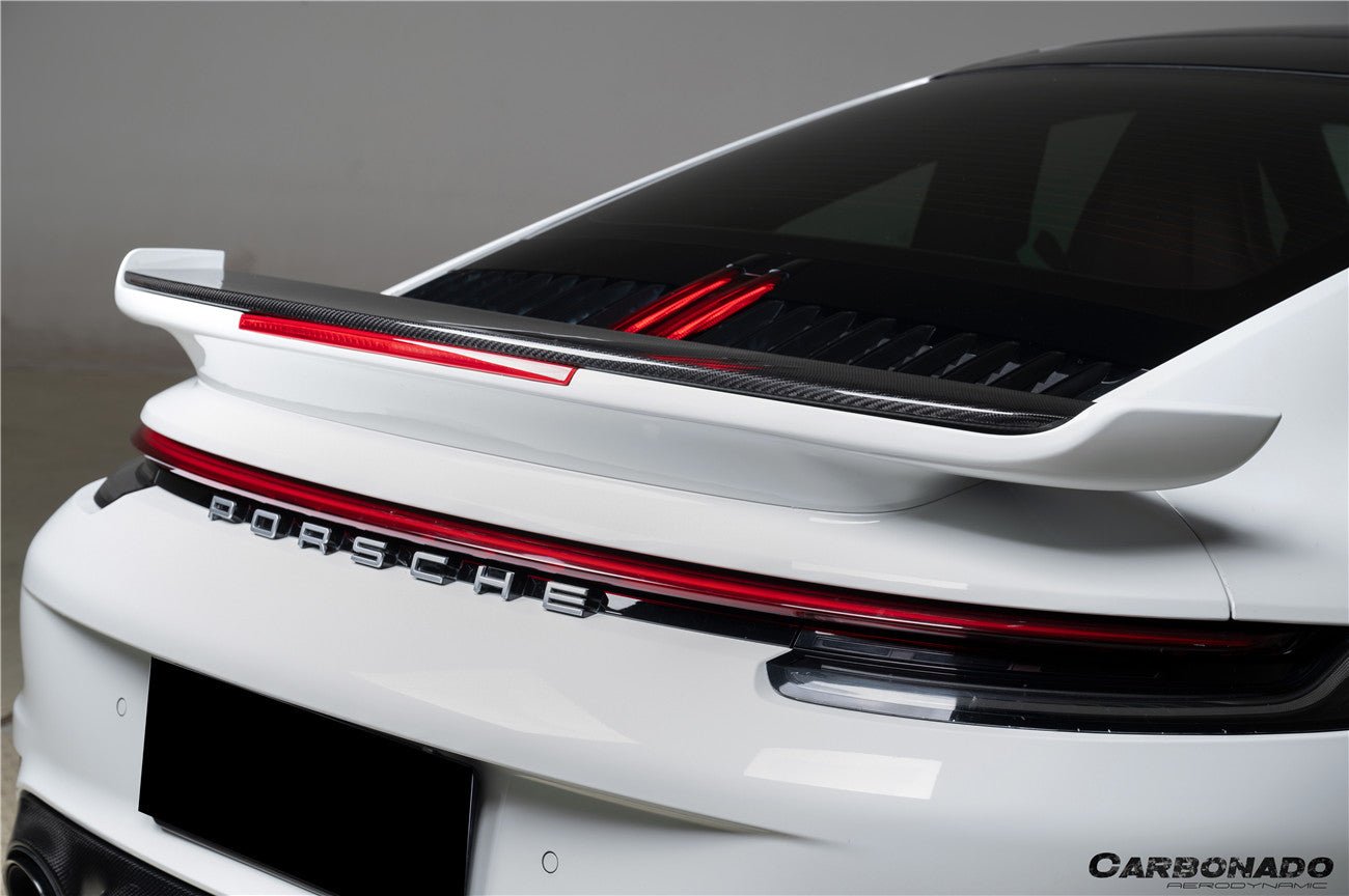 Carbonado SD Style Autoclave Carbon Fiber Trunk Spoiler Wing | 2020 - 2024 Porsche 911 992.1 Turbo, Turbo S - 9