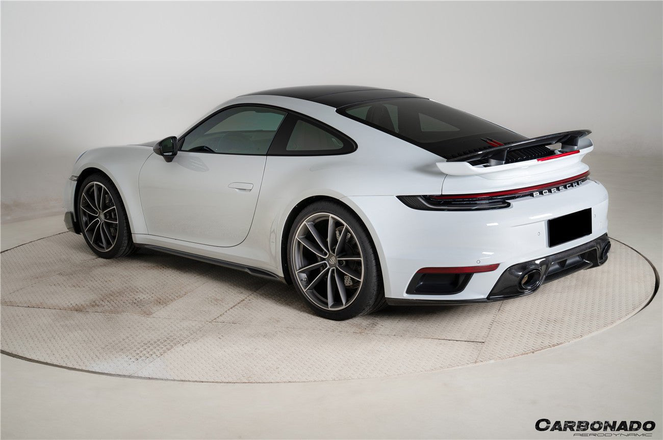 Carbonado SD Style Autoclave Carbon Fiber Trunk Spoiler Wing | 2020 - 2024 Porsche 911 992.1 Turbo, Turbo S - 3