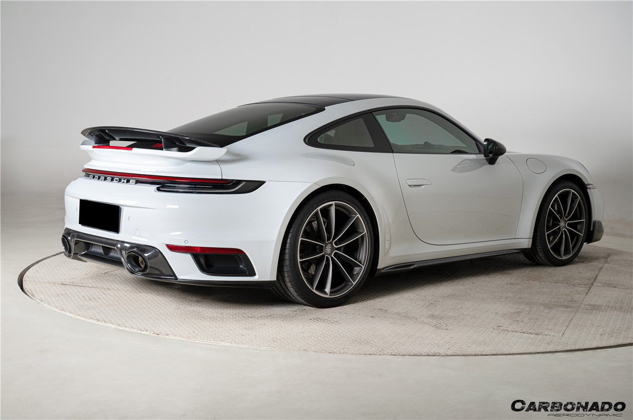 Carbonado SD Style Autoclave Carbon Fiber Trunk Spoiler Wing | 2020 - 2024 Porsche 911 992.1 Turbo, Turbo S - 4