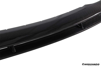 Faldón delantero de fibra de carbono seco estilo Tesla Model Y AD Carbonado 2020-2024
