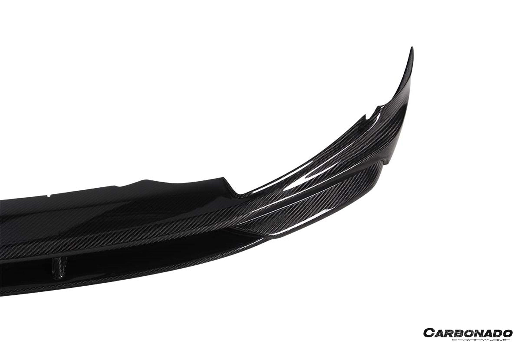 Faldón delantero de fibra de carbono seco estilo Tesla Model Y AD Carbonado 2020-2024