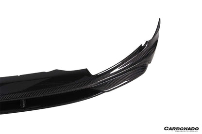 Faldón delantero de fibra de carbono seco estilo Tesla Model Y AD Carbonado 2020-2024