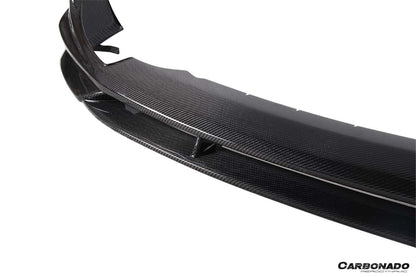 Faldón delantero de fibra de carbono seco estilo Tesla Model Y AD Carbonado 2020-2024
