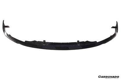 Faldón delantero de fibra de carbono seco estilo Tesla Model Y AD Carbonado 2020-2024