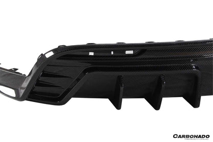 Carbonado Aero AD Style Autoclave Carbon Fiber Rear Diffuser | 2020-2024 Tesla Model Y