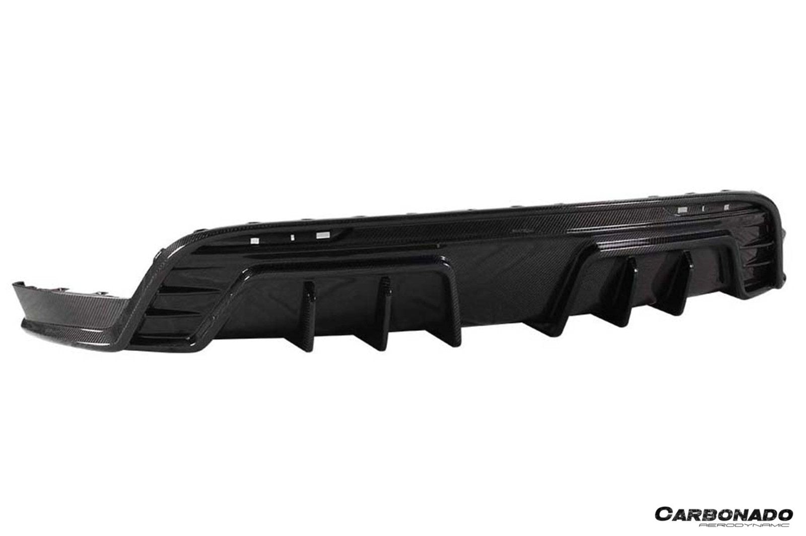 Carbonado Aero AD Style Autoclave Carbon Fiber Rear Diffuser | 2020 - 2024 Tesla Model Y - 3