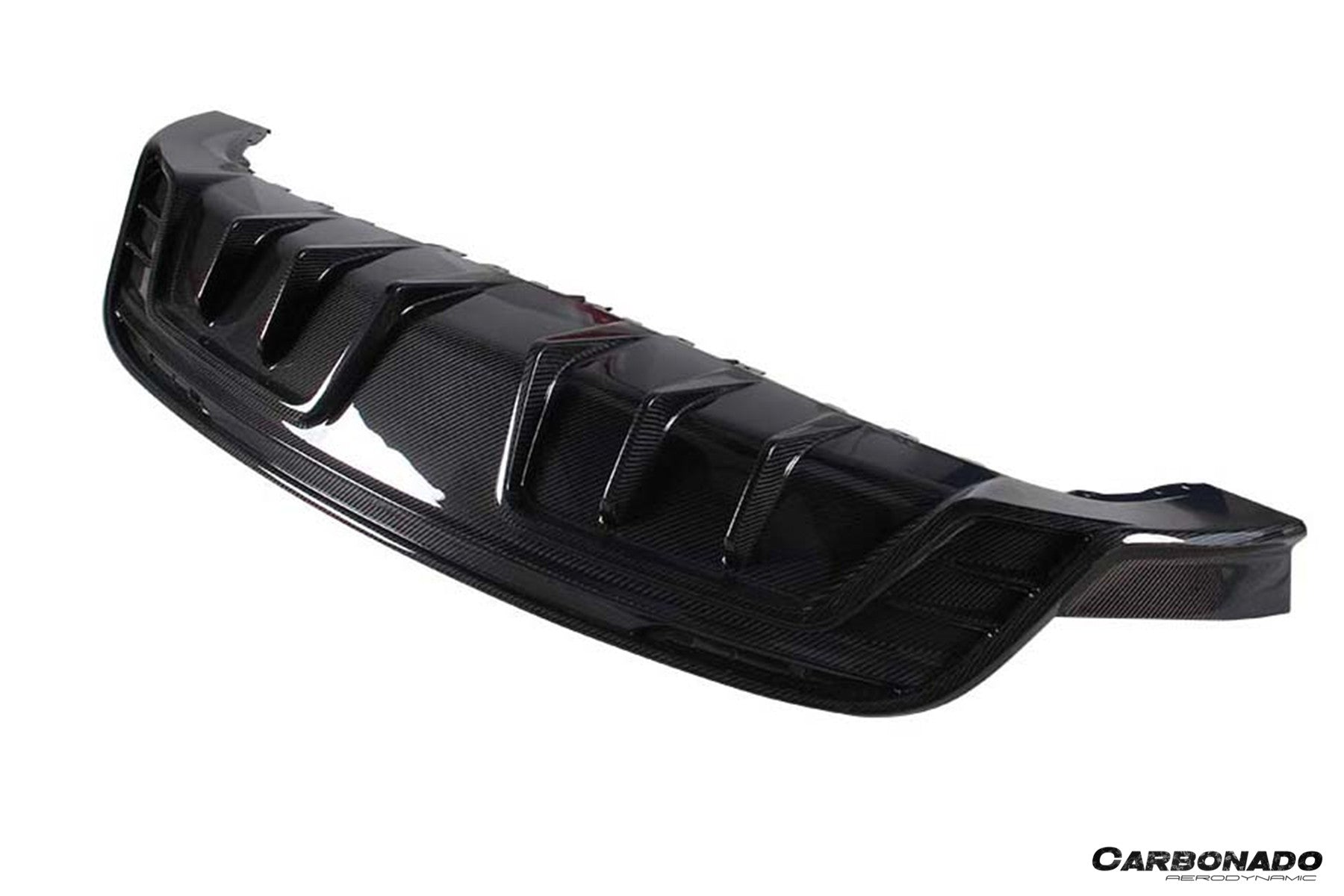 Carbonado Aero AD Style Autoclave Carbon Fiber Rear Diffuser | 2020-2024 Tesla Model Y